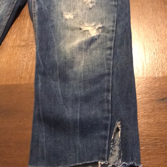 Zara Denim distressed overall Size Small - Picture 3 of 10